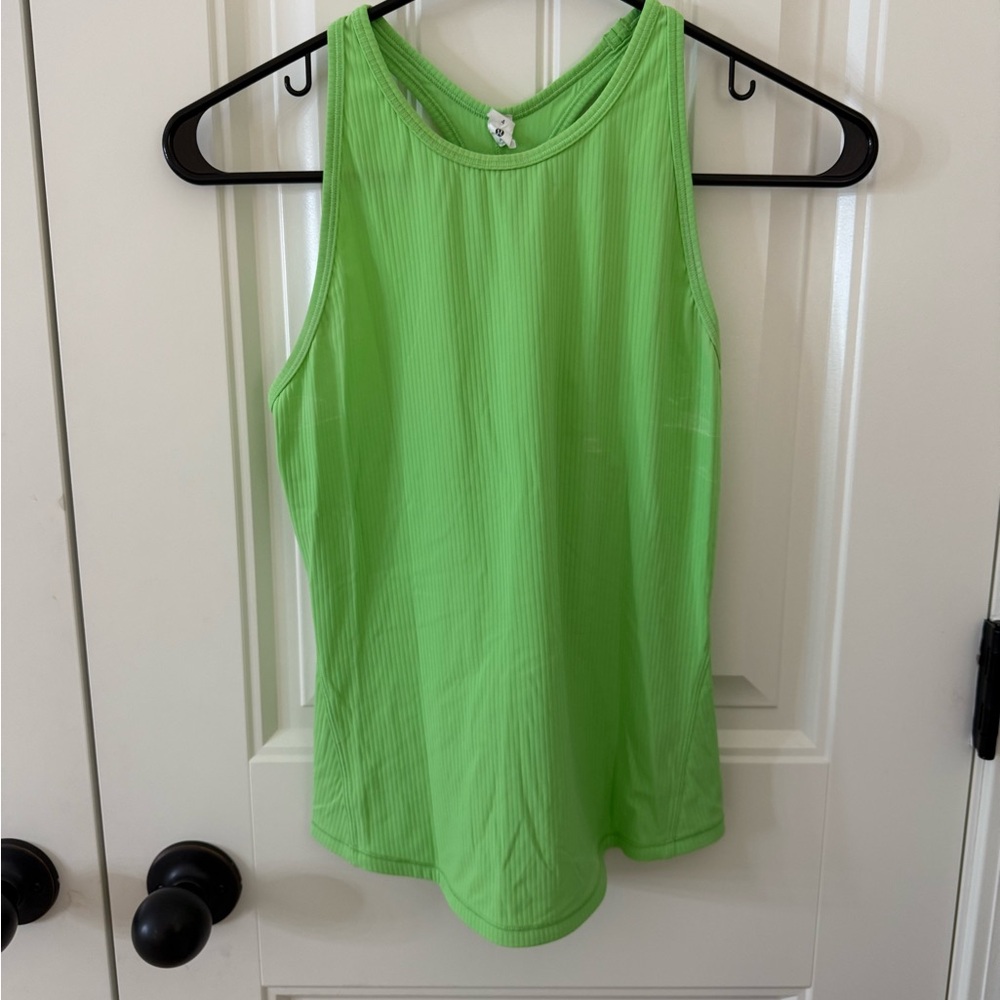 Lululemon Base Pace Tank (scream green light)